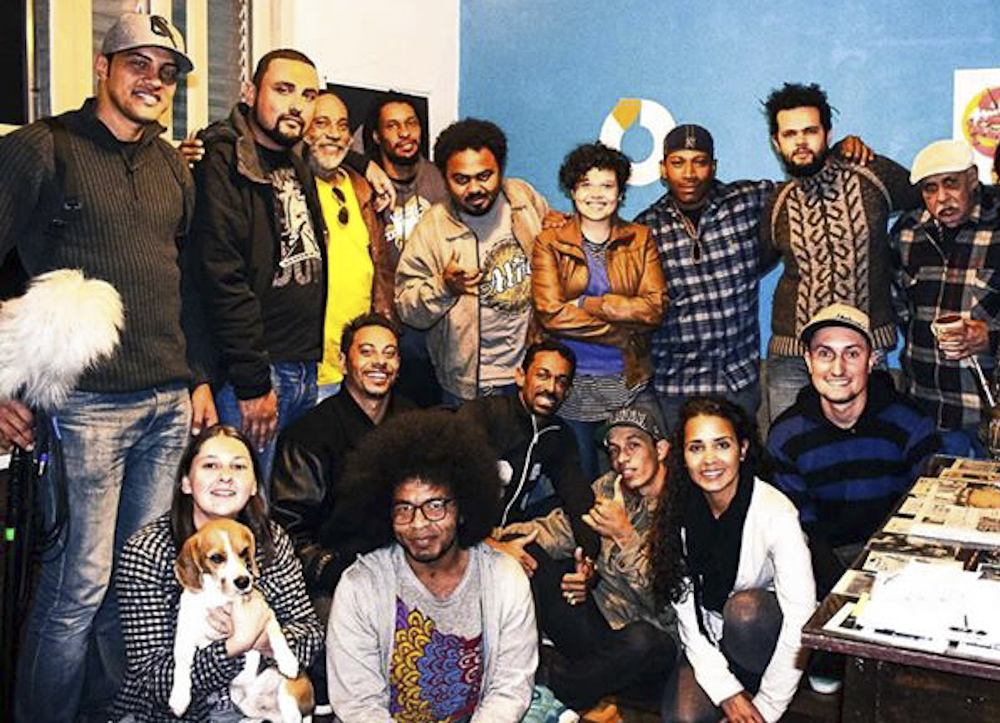 AfroReggae gravando o Conexões Urbanas na Casa FdE Sul, com Mestres Griô e parceiros